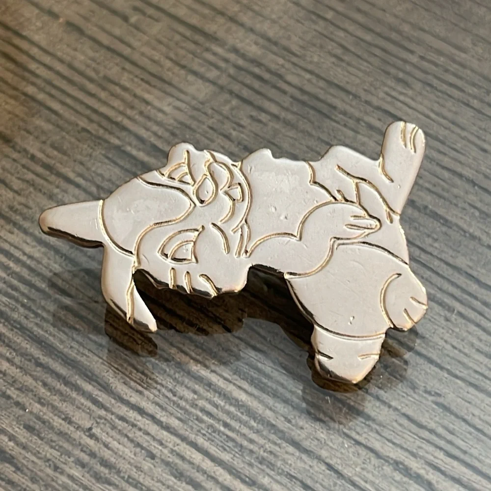 Vintage Thumper the Rabbit from Disney’s Bambi Movie - Silver-tone Pin